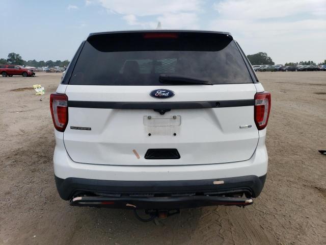 1FM5K8AR3HGC63061 - 2017 FORD EXPLORER POLICE INTERCEPTOR WHITE photo 6