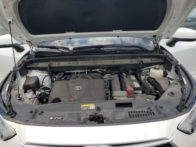 5TDGZRBH1NS242389 - 2022 TOYOTA HIGHLANDER XLE თეთრი ფოტო 12