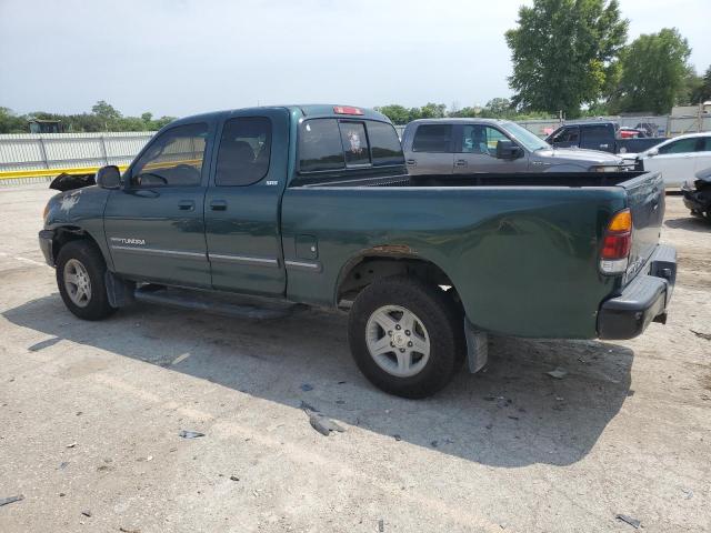 5TBRT3415YS039302 - 2000 TOYOTA TUNDRA ACCESS CAB მწვანე ფოტო 2