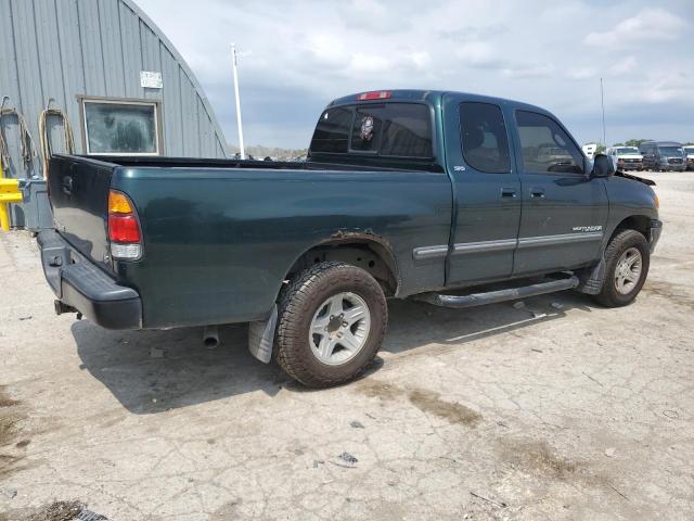 5TBRT3415YS039302 - 2000 TOYOTA TUNDRA ACCESS CAB მწვანე ფოტო 3