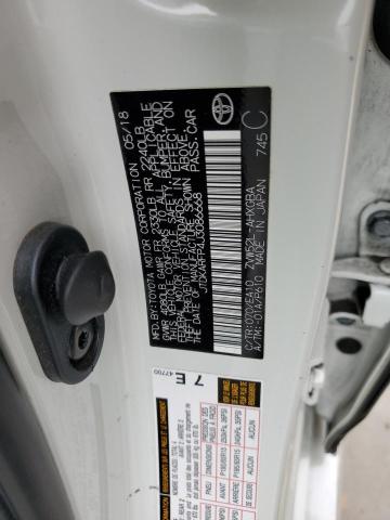 JTDKARFP4J3086668 - 2018 TOYOTA PRIUS PRIM WHITE photo 12