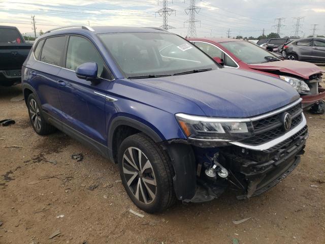 3VVWX7B29NM091773 - 2022 VOLKSWAGEN TAOS SE BLUE photo 4