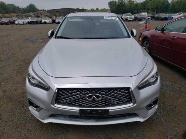 JN1EV7ARXKM554948 - 2019 INFINITI Q50 LUXE SILVER photo 5