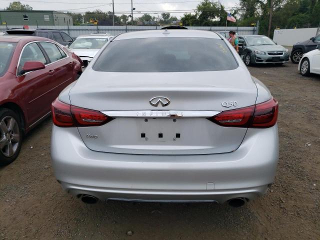 JN1EV7ARXKM554948 - 2019 INFINITI Q50 LUXE SILVER photo 6