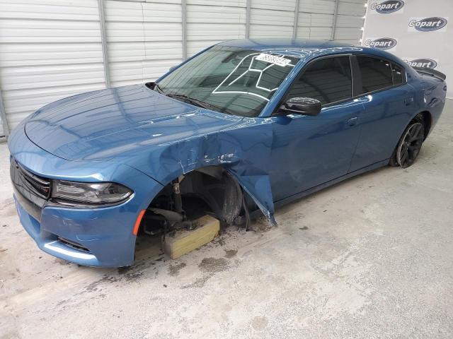 2C3CDXBG2MH559687 - 2021 DODGE CHARGER SXT BLUE photo 1