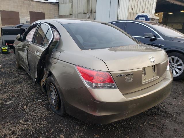 1HGCP2F35AA150768 - 2010 HONDA ACCORD LX BEIGE photo 3