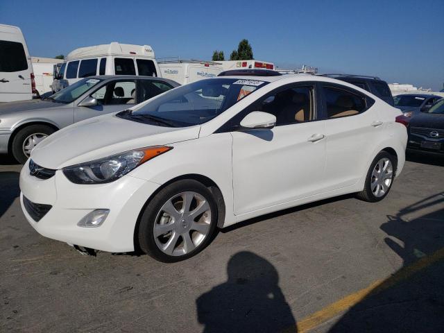 5NPDH4AE5DH201400 - 2013 HYUNDAI ELANTRA GLS WHITE photo 1