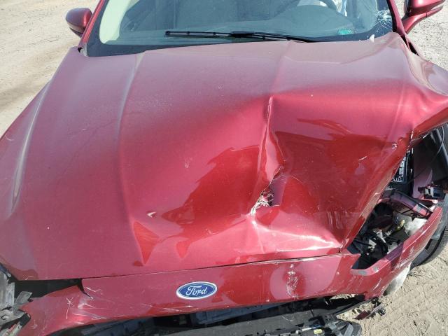 3FA6P0H76DR131095 - 2013 FORD FUSION SE MAROON photo 11