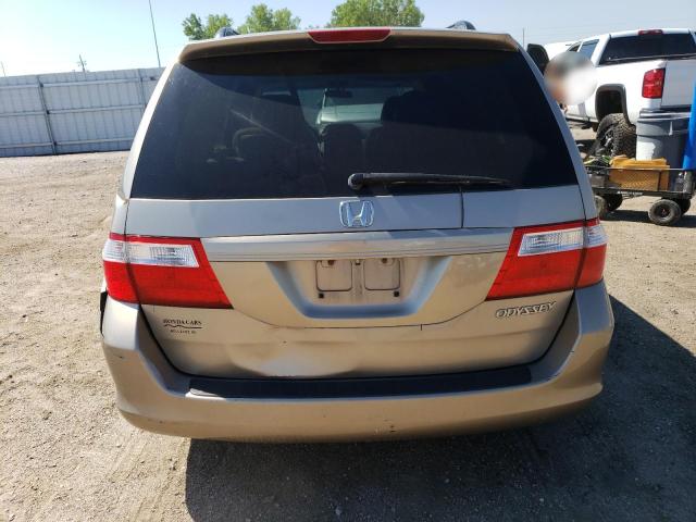 5FNRL38755B122847 - 2005 HONDA ODYSSEY EXL GOLD photo 6