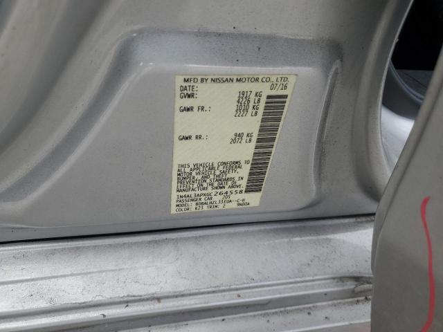 1N4AL3APXGC264558 - 2016 NISSAN ALTIMA 2.5 银色 照片 12