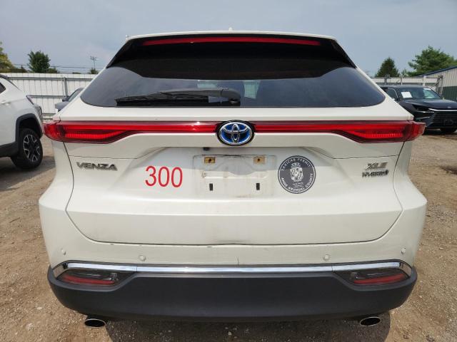 JTEAAAAH8MJ031875 - 2021 TOYOTA VENZA LE WHITE photo 6