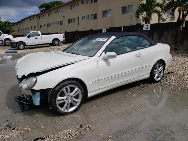 WDBTK56F38F244295 - 2008 MERCEDES-BENZ CLK 350 WHITE photo 1