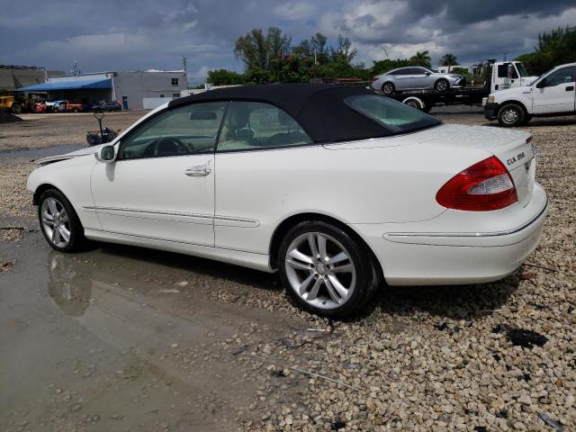 WDBTK56F38F244295 - 2008 MERCEDES-BENZ CLK 350 WHITE photo 2