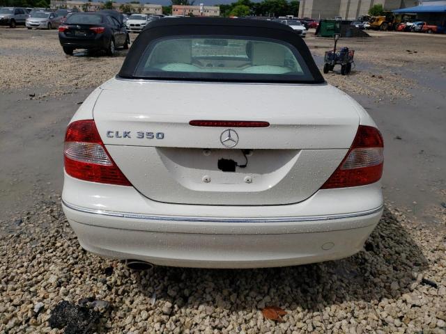 WDBTK56F38F244295 - 2008 MERCEDES-BENZ CLK 350 WHITE photo 6