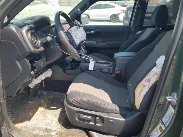 3TMCZ5AN6NM455059 - 2022 TOYOTA TACOMA DOUBLE CAB 绿色 照片 7