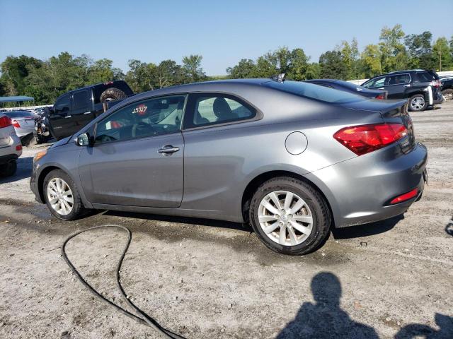 KNAFX6A86F5297684 - 2015 KIA FORTE EX GRAY photo 2