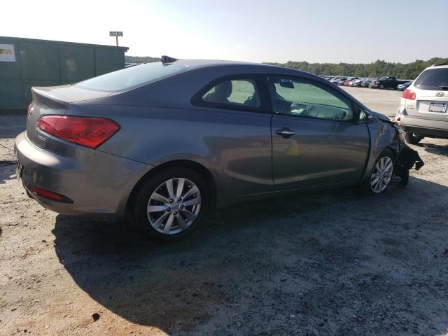 KNAFX6A86F5297684 - 2015 KIA FORTE EX GRAY photo 3