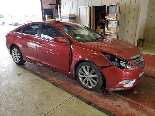 5NPEC4AC0DH579822 - 2013 HYUNDAI SONATA SE RED photo 4