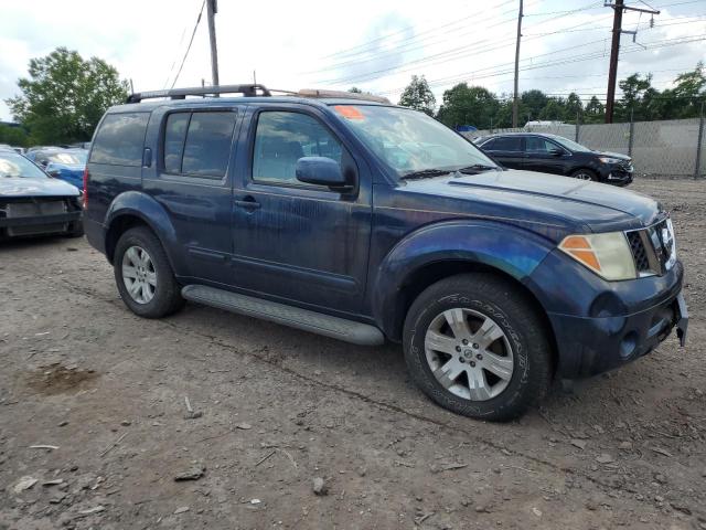 5N1AR18W36C678057 - 2006 NISSAN PATHFINDER LE BLUE photo 4