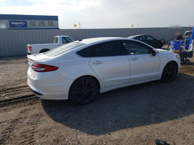 3FA6P0HD5JR272967 - 2018 FORD FUSION SE WHITE photo 3