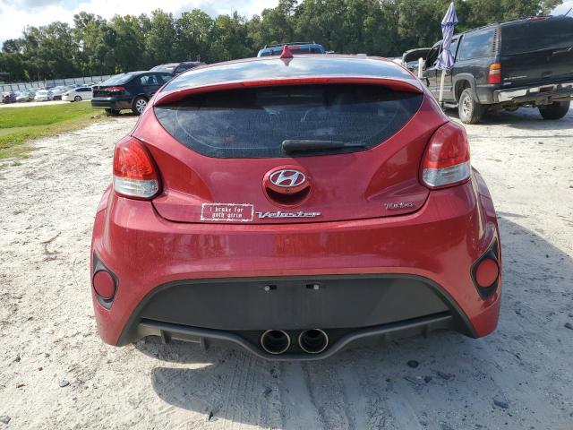 KMHTC6AE2EU182894 - 2014 HYUNDAI VELOSTER TURBO RED photo 6