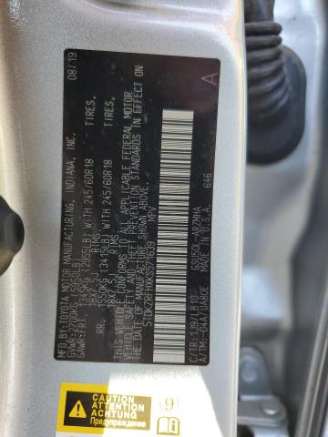 5TDKZRFHXKS571639 - 2019 TOYOTA HIGHLANDER SE SILVER photo 14