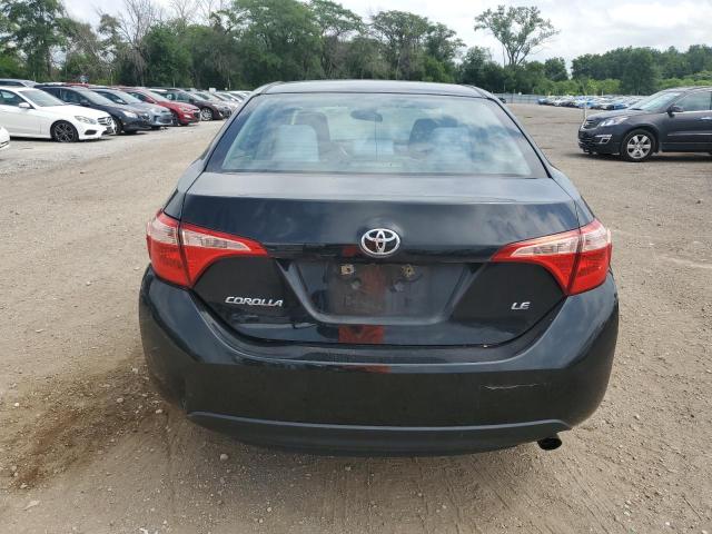 2T1BURHE8JC035684 - 2018 TOYOTA COROLLA L BLACK photo 6