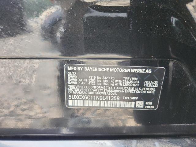 5UXCX6C11N9L41358 - 2022 BMW X7 ALPINA XB7 BLACK photo 14