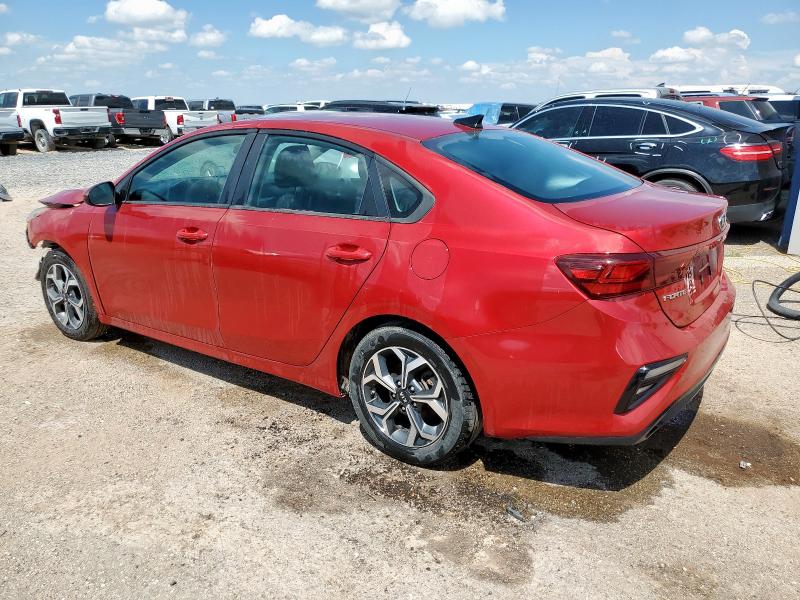 3KPF24AD4KE032232 - 2019 KIA FORTE FE RED photo 2