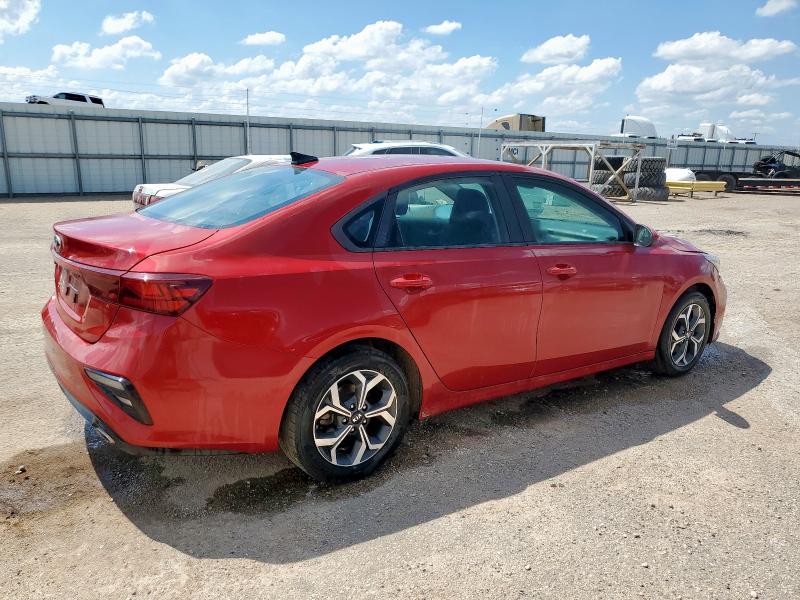 3KPF24AD4KE032232 - 2019 KIA FORTE FE RED photo 3
