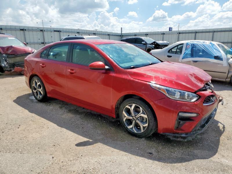 3KPF24AD4KE032232 - 2019 KIA FORTE FE RED photo 4