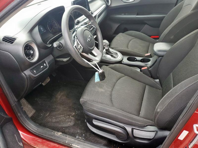 3KPF24AD4KE032232 - 2019 KIA FORTE FE RED photo 7