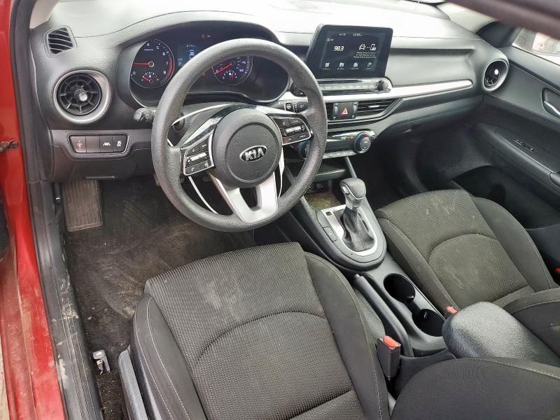 3KPF24AD4KE032232 - 2019 KIA FORTE FE RED photo 8