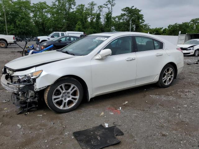 19UUA86569A005776 - 2009 ACURA TL WHITE photo 2