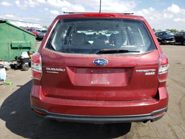 JF2SJAAC1EH486770 - 2014 SUBARU FORESTER 2.5I MAROON photo 6