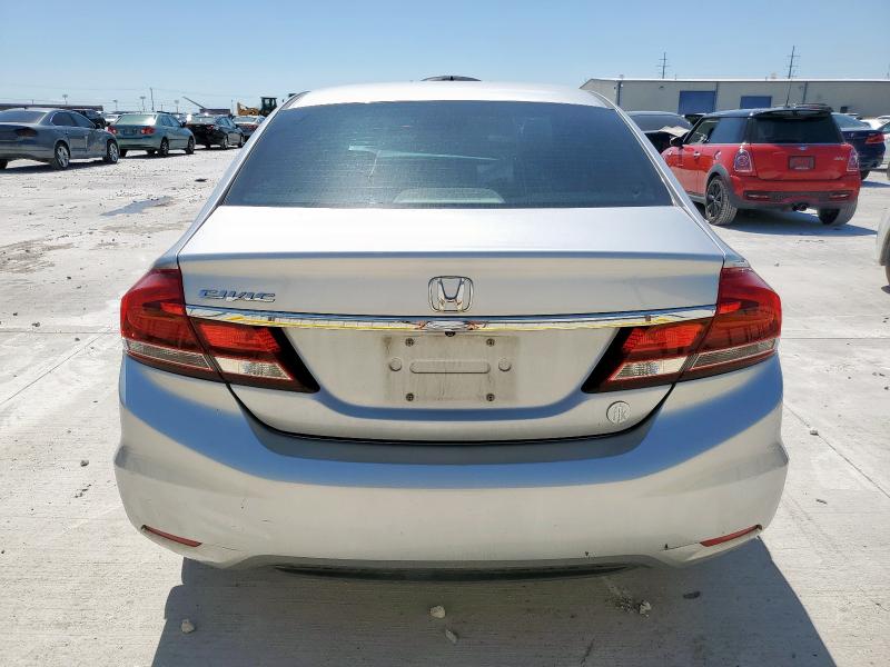 19XFB2F93DE068828 - 2013 HONDA CIVIC EXL SILVER photo 6