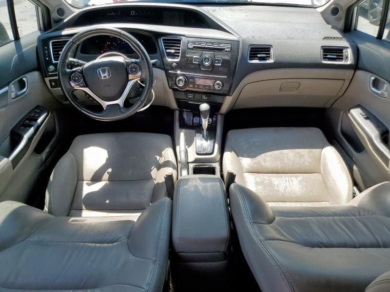 19XFB2F93DE068828 - 2013 HONDA CIVIC EXL SILVER photo 8