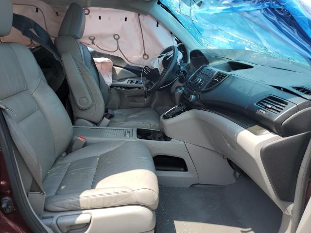 5J6RM4H73EL103529 - 2014 HONDA CR-V EXL RED photo 7