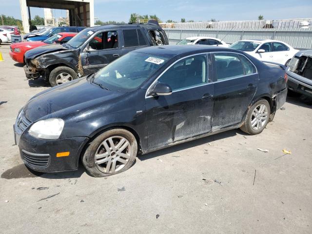 3VWEF71K47M114097 - 2007 VOLKSWAGEN JETTA WOLFSBURG BLACK photo 1