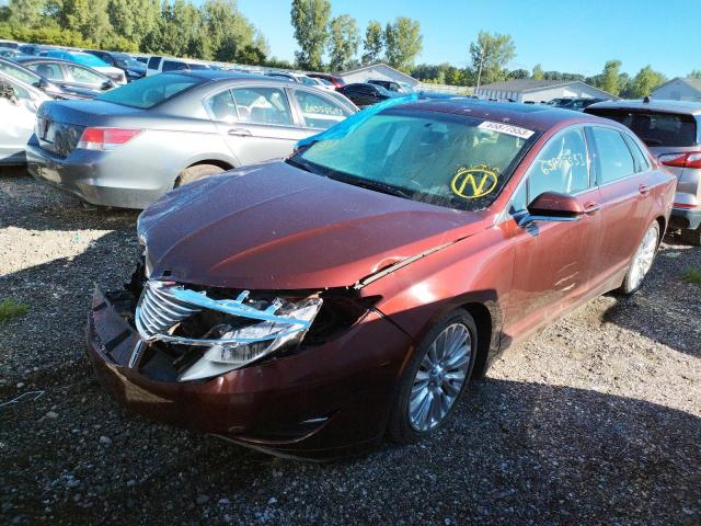 3LN6L2G99FR605060 - 2015 LINCOLN MKZ BURGUNDY photo 1