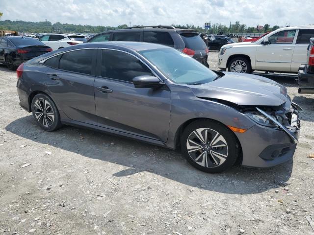 JHMFC1F70JX026455 - 2018 HONDA CIVIC EXL Сұр фото 4