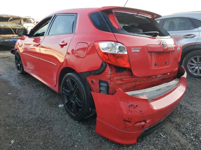 2T1KE40E89C001042 - 2009 TOYOTA COROLLA MA S RED photo 3