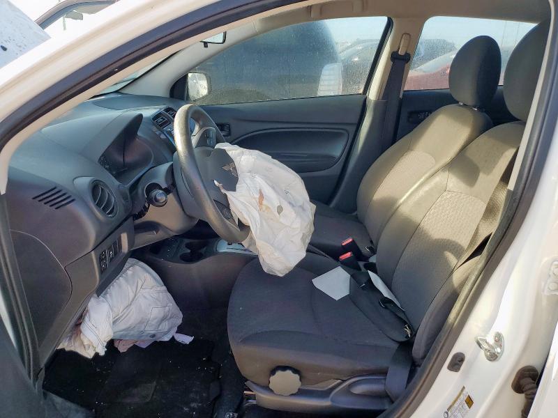 ML32A3HJ6KH010849 - 2019 MITSUBISHI MIRAGE ES أبيض صورة 7