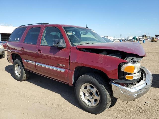 1GKEC13V95J188324 - 2005 GMC YUKON RED photo 4