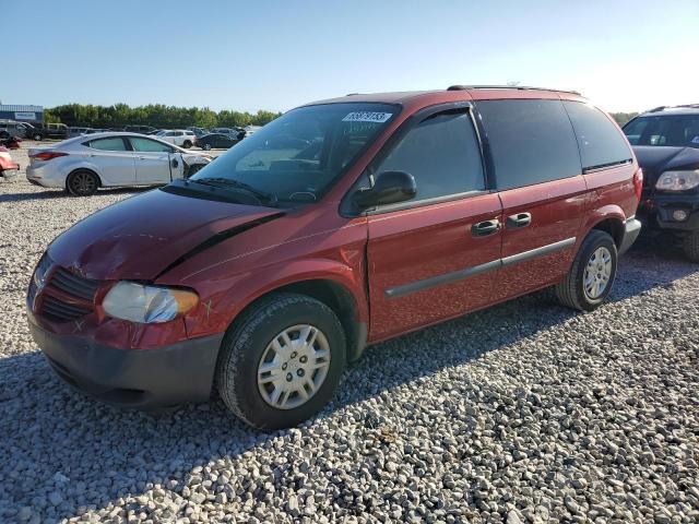 1D4GP25B05B376356 - 2005 DODGE CARAVAN SE BURGUNDY photo 1