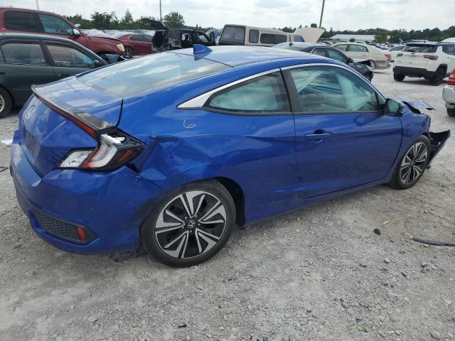 2HGFC3B30JH355811 - 2018 HONDA CIVIC EX BLUE photo 3