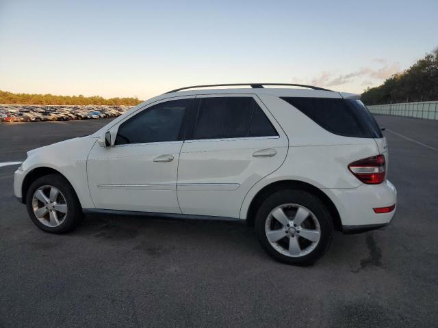 4JGBB8GB3AA588640 - 2010 MERCEDES-BENZ ML 350 4MATIC WHITE photo 2
