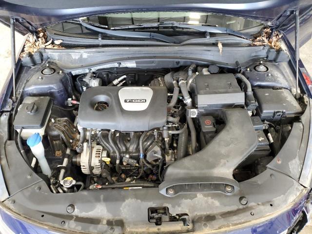 5XXGU4L1XKG306364 - 2019 KIA OPTIMA EX ლურჯი ფოტო 11