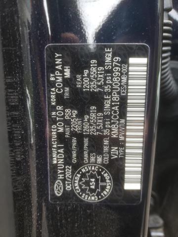 KM8JCCA18PU089979 - 2023 HYUNDAI TUCSON LUXURY BLUE photo 14