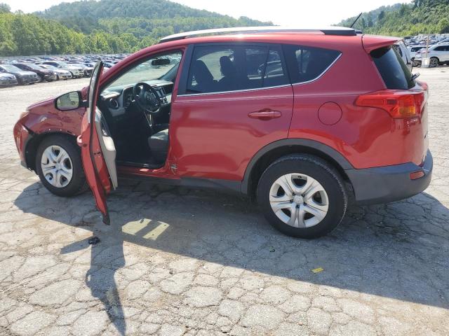 2T3BFREV8DW032342 - 2013 TOYOTA RAV4 LE RED photo 2